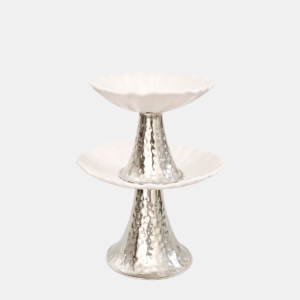 Mathred en porcelaine - support en cuivre