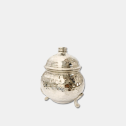 sucriere cuivre martele ronde fait main artisanat tunisien